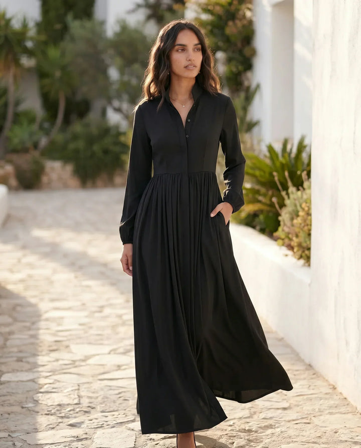 Raissa | Button Front Maxi Dress
