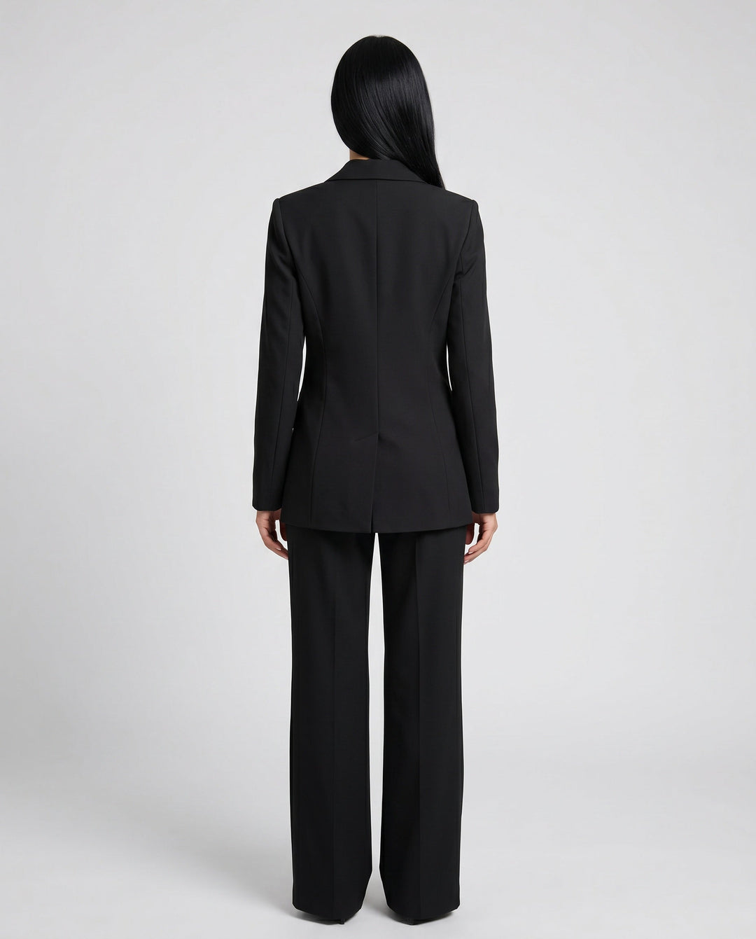 Ravelle | Longline Tailored Wide-Leg Pant Suit