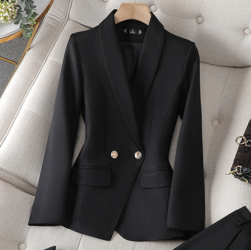 Isolde | Tweed-Look Blazer &amp; Pants Co-ord Set