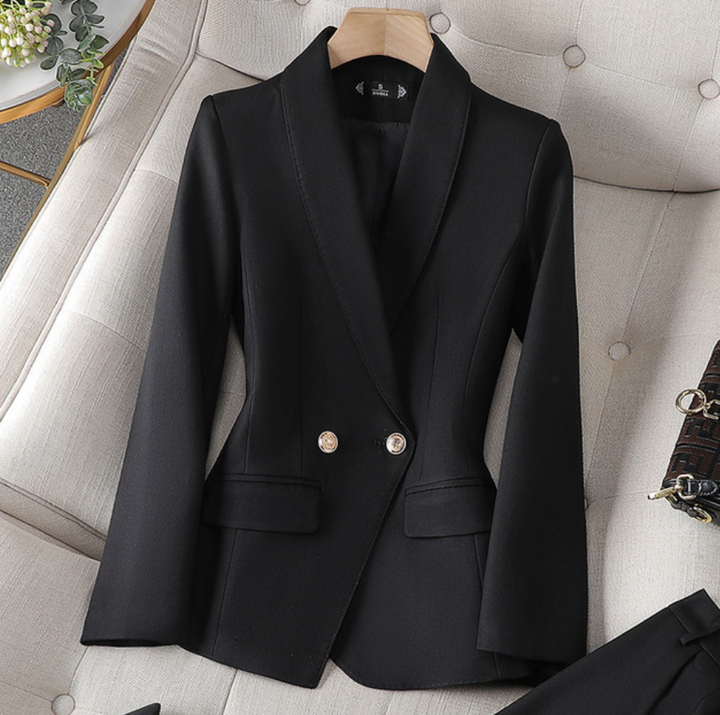 Isolde | Tweed-Look Blazer &amp; Pants Co-ord Set