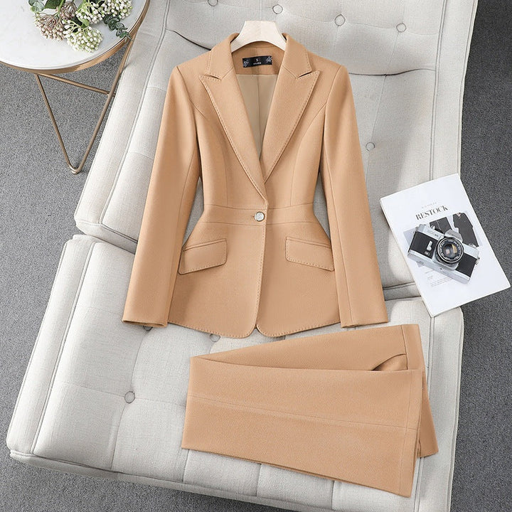 Isolde | Tweed-Look Blazer &amp; Pants Co-ord Set