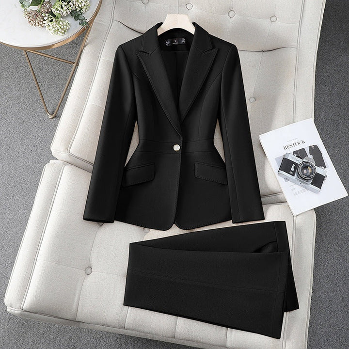 Isolde | Tweed-Look Blazer &amp; Pants Co-ord Set