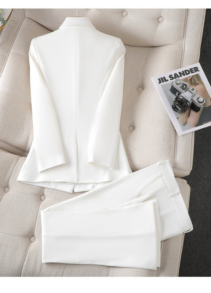 Camille | Tailored Blazer &amp; Wide-Leg Pant Set