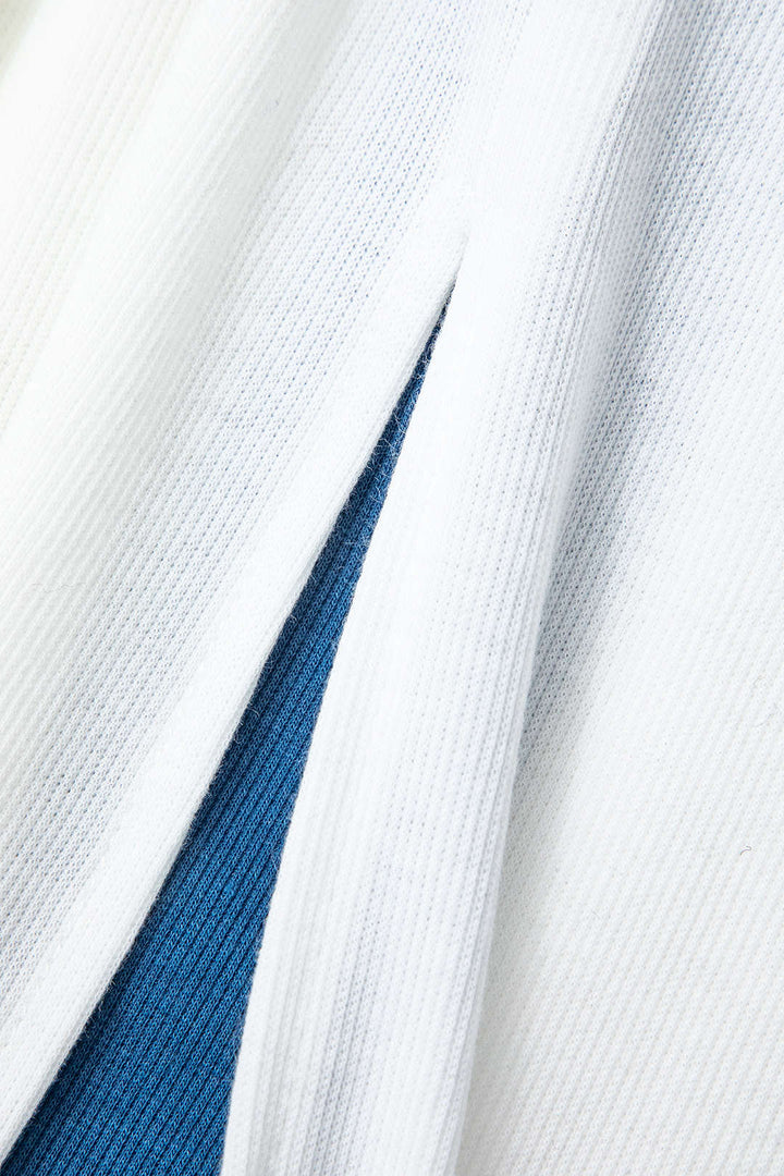 Serena | Colorblock Ribbed V-Neck Maxi