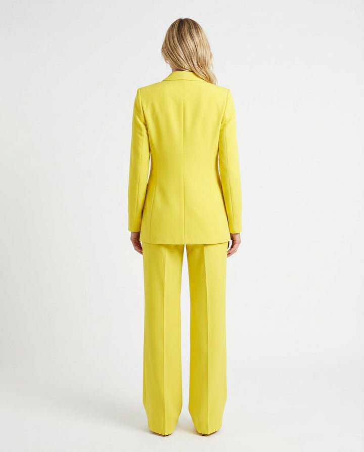 Ravelle | Longline Tailored Wide-Leg Pant Suit