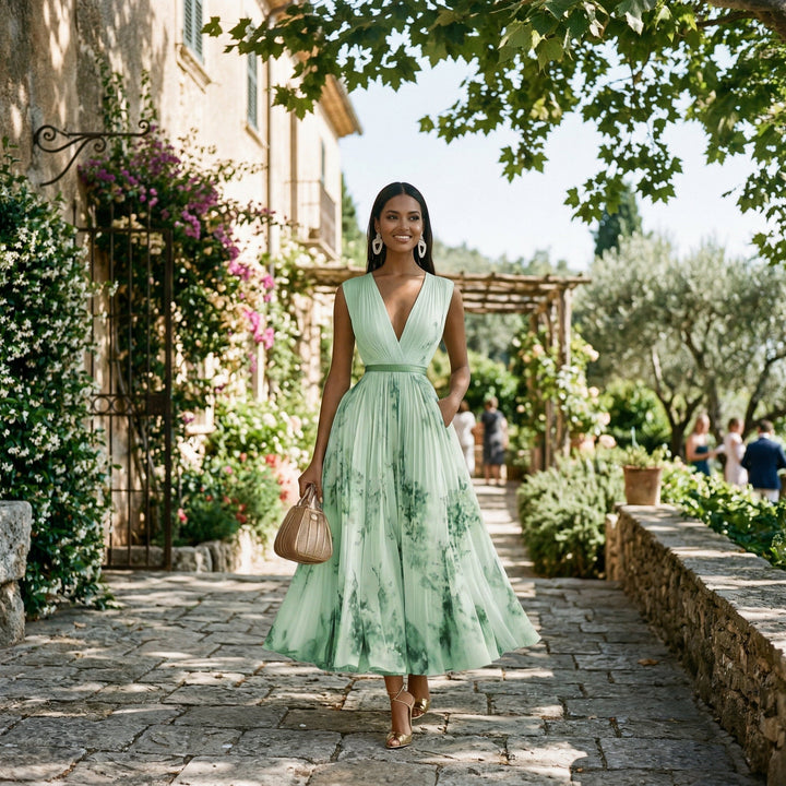 Elovine | Floral Long Sleeve Maxi Dress