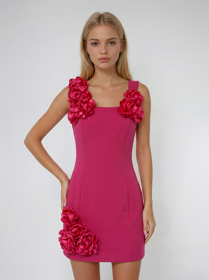 Lisette | Floral Appliqué Cocktail Mini