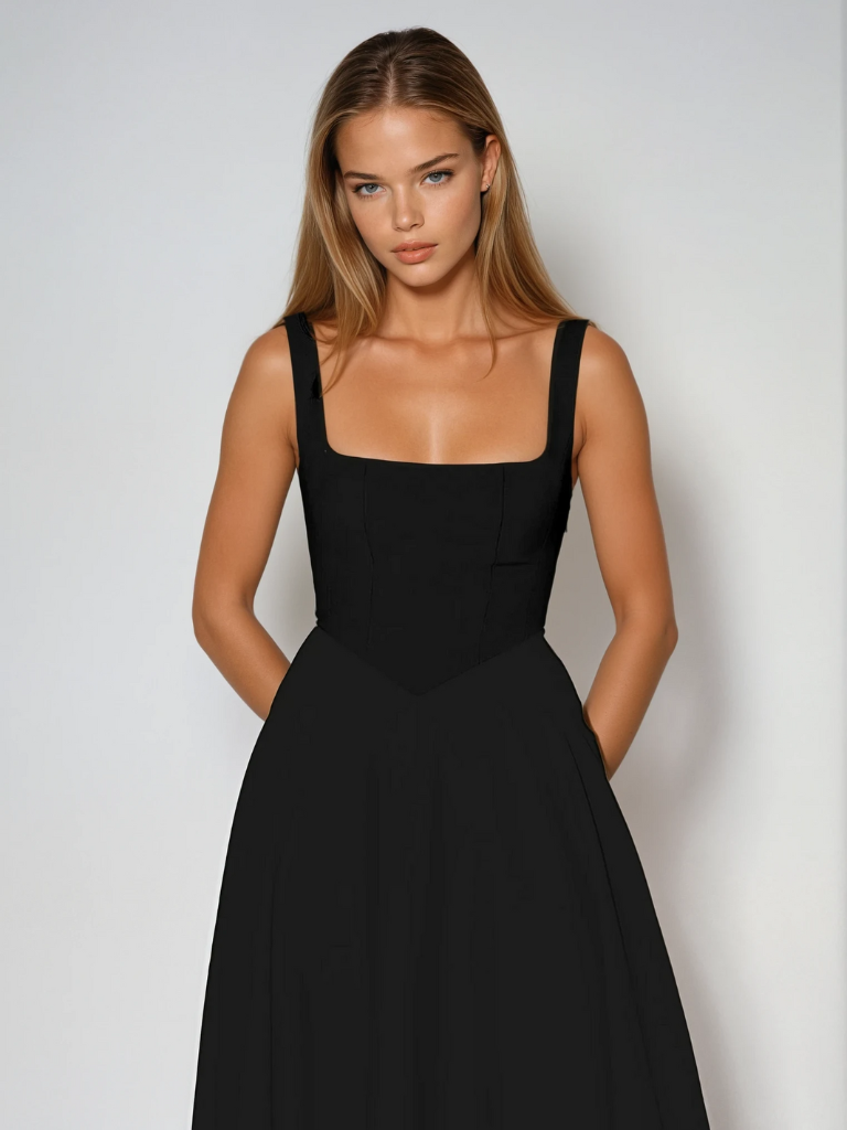 Scarlett Grace | Elegant Midi Dress