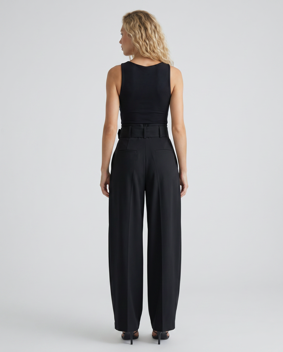 Letha | Draped Wide-Leg Pants