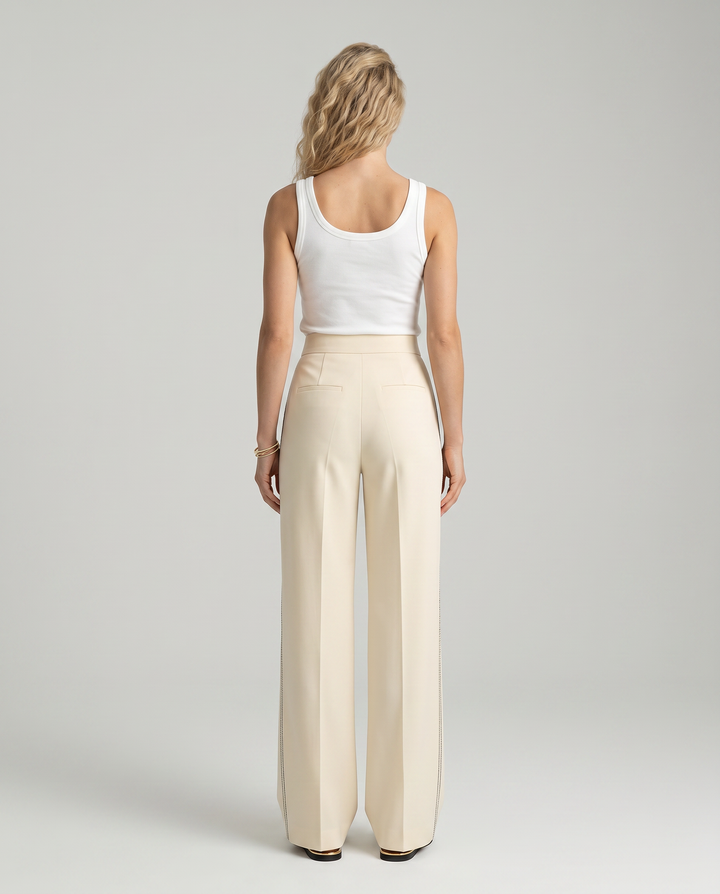Traci | Wide Leg High-Waist Pants