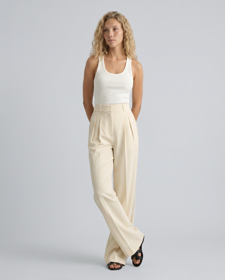 Traci | Wide Leg High-Waist Pants