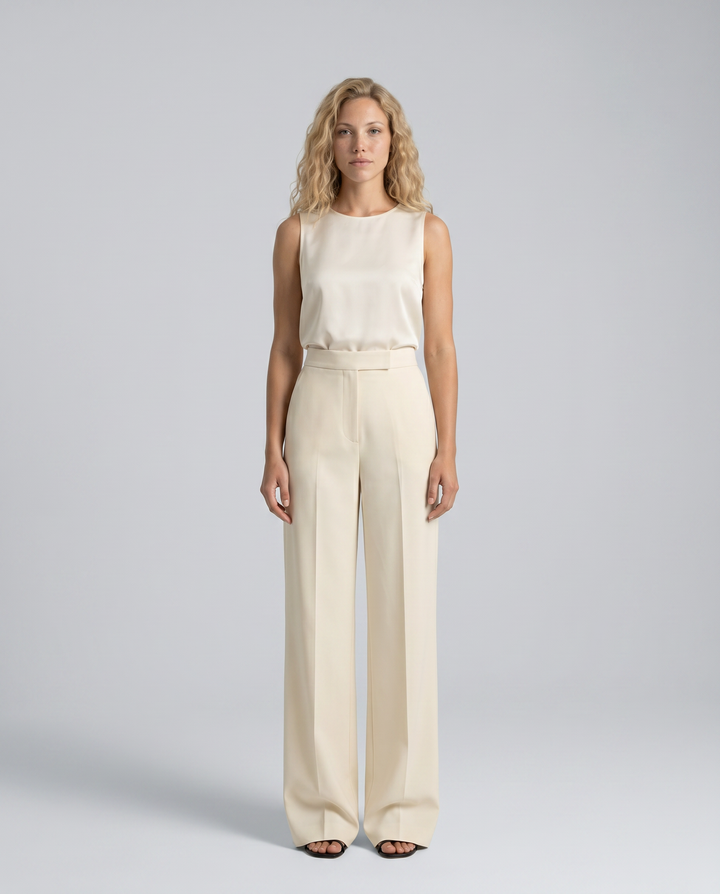 Traci | Wide Leg High-Waist Pants