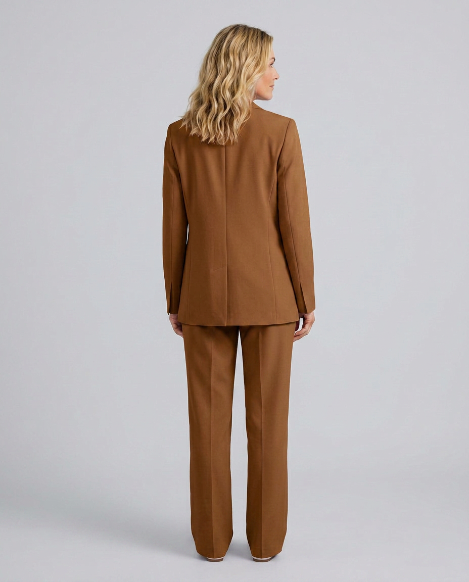 Elise | Blazer Set with Straight-Leg Pants