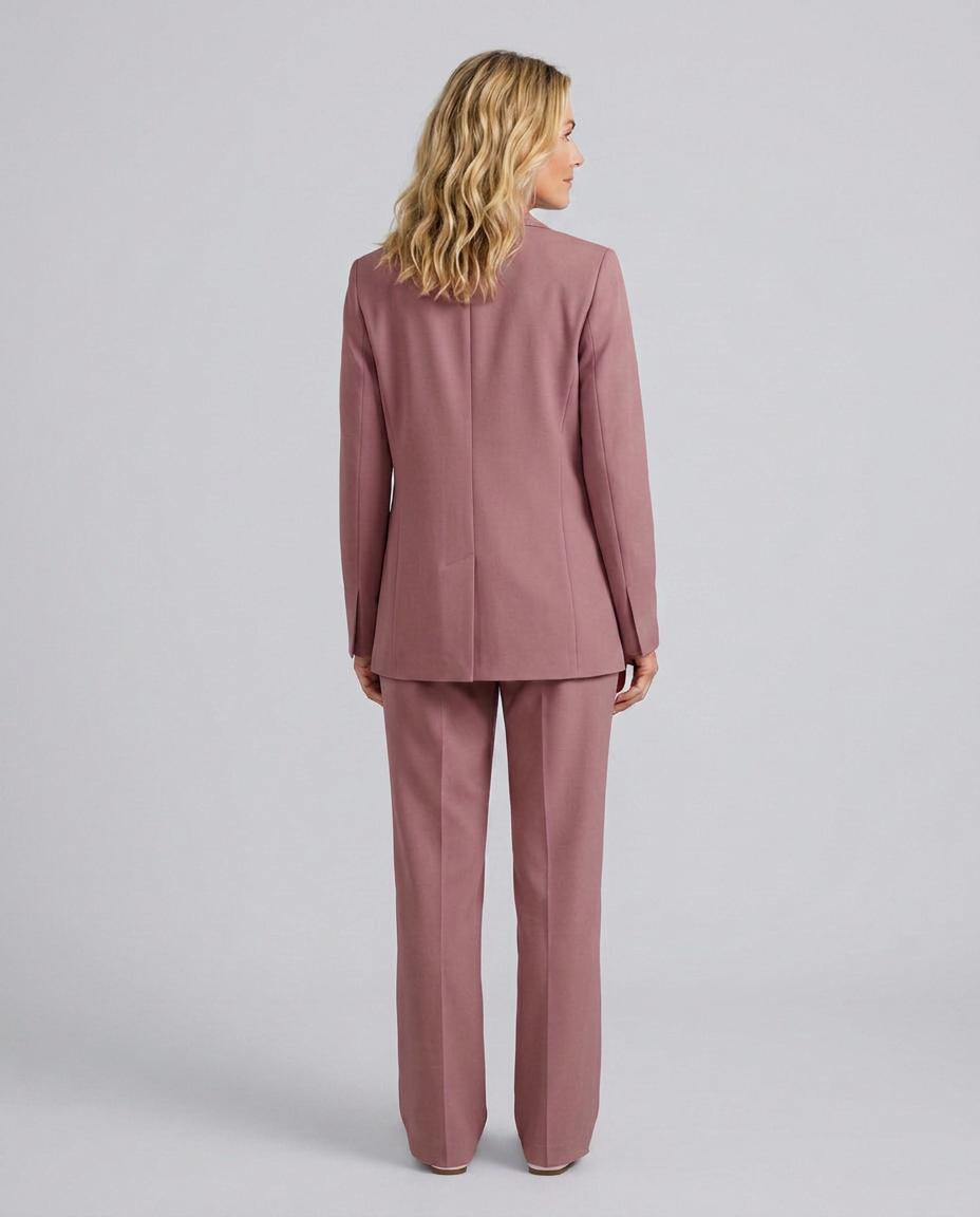 Elise | Blazer Set with Straight-Leg Pants