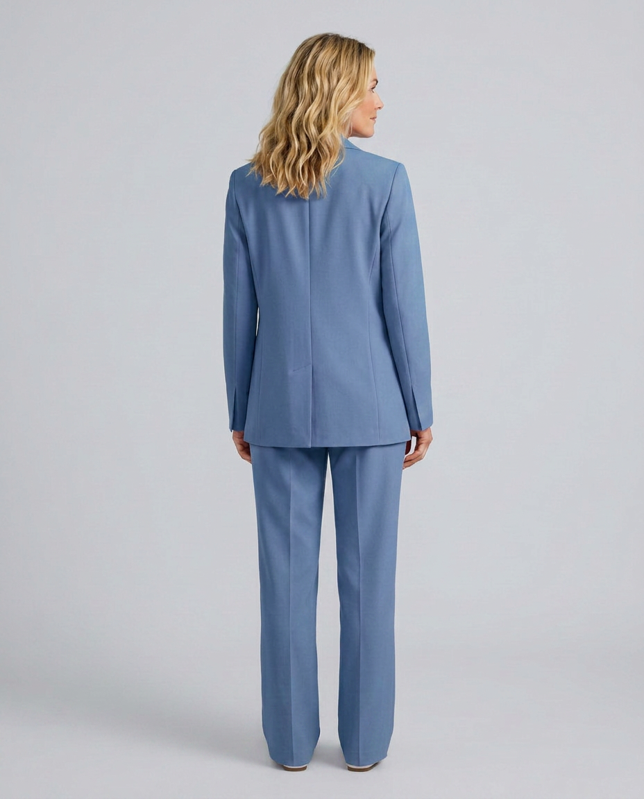 Elise | Blazer Set with Straight-Leg Pants