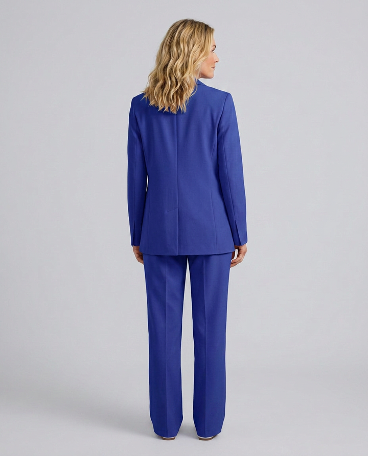 Elise | Blazer Set with Straight-Leg Pants