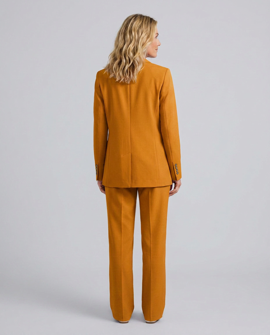 Elise | Blazer Set with Straight-Leg Pants