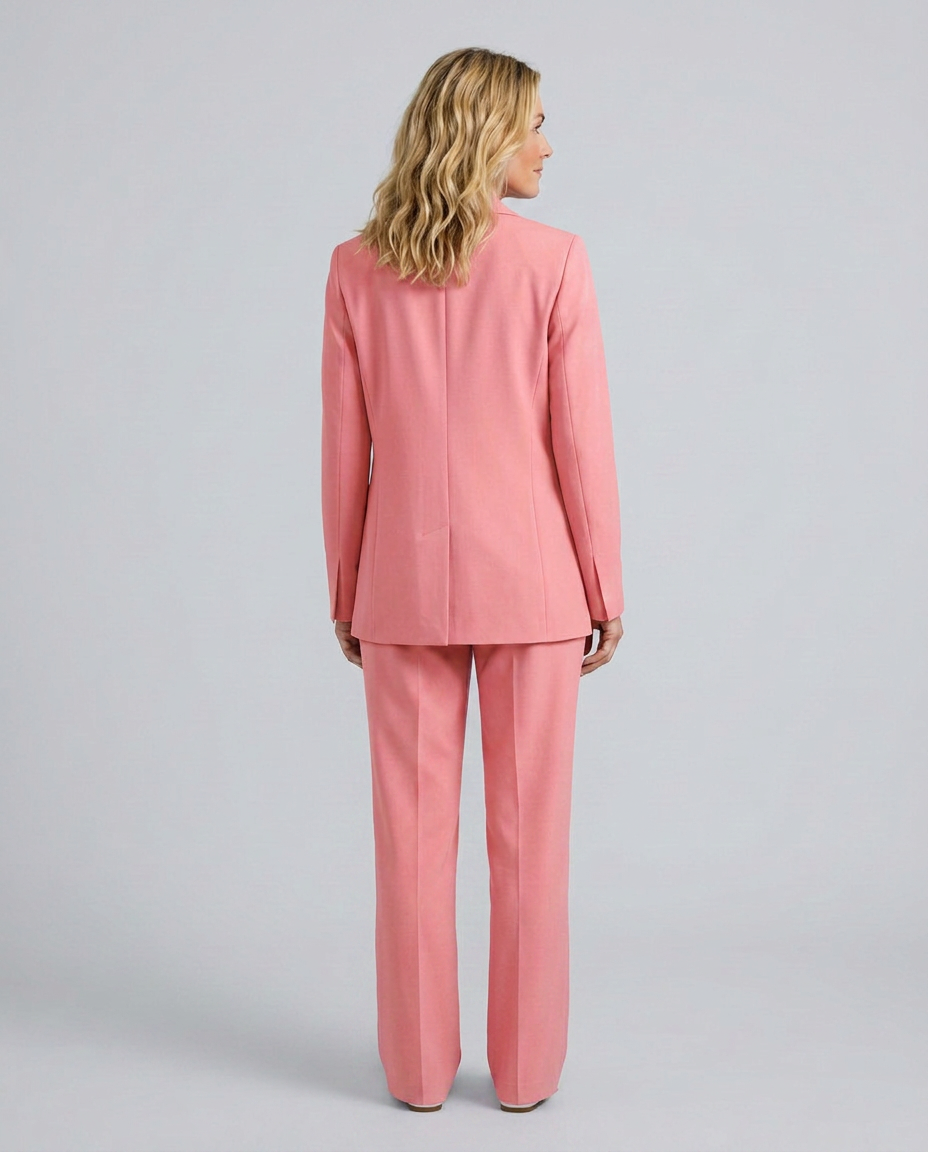 Elise | Blazer Set with Straight-Leg Pants
