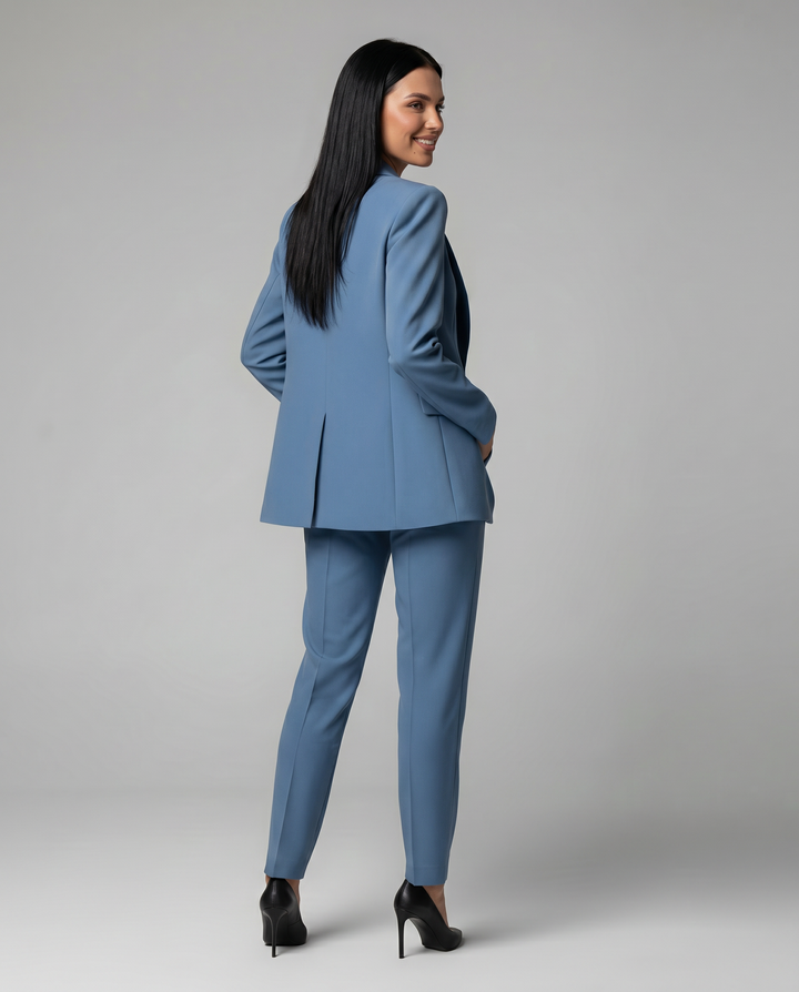 Kathleen | Blazer Set with Straight-Leg Pant