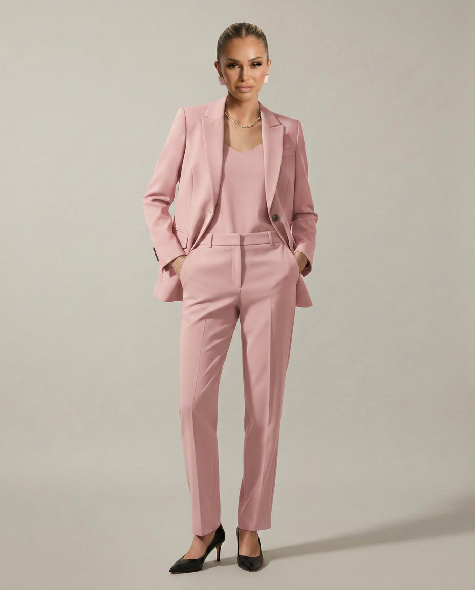 Luella | Blazer Set with Straight-Leg Pants