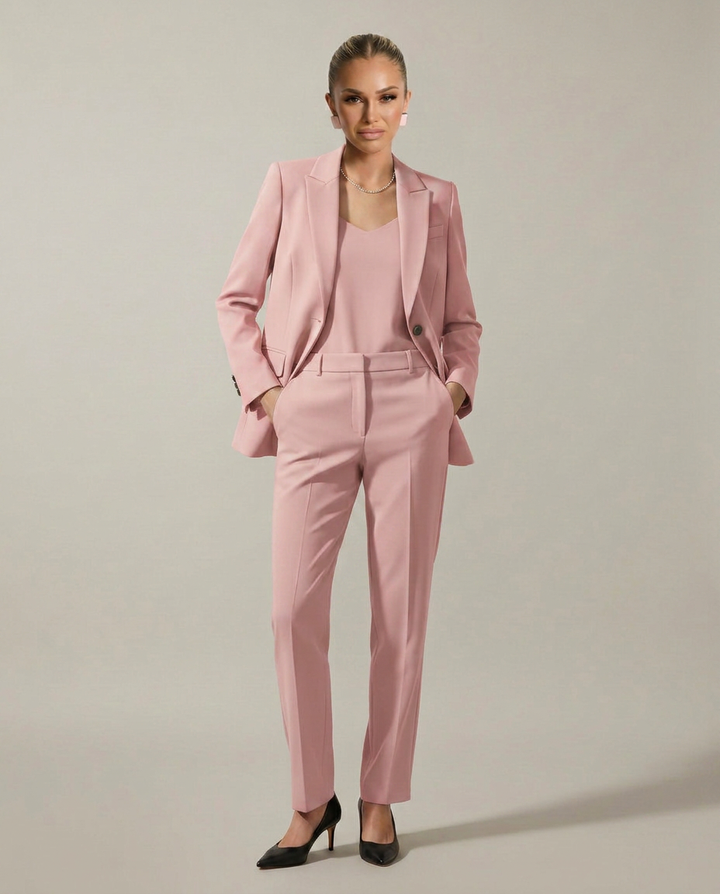Luella | Blazer Set with Straight-Leg Pants