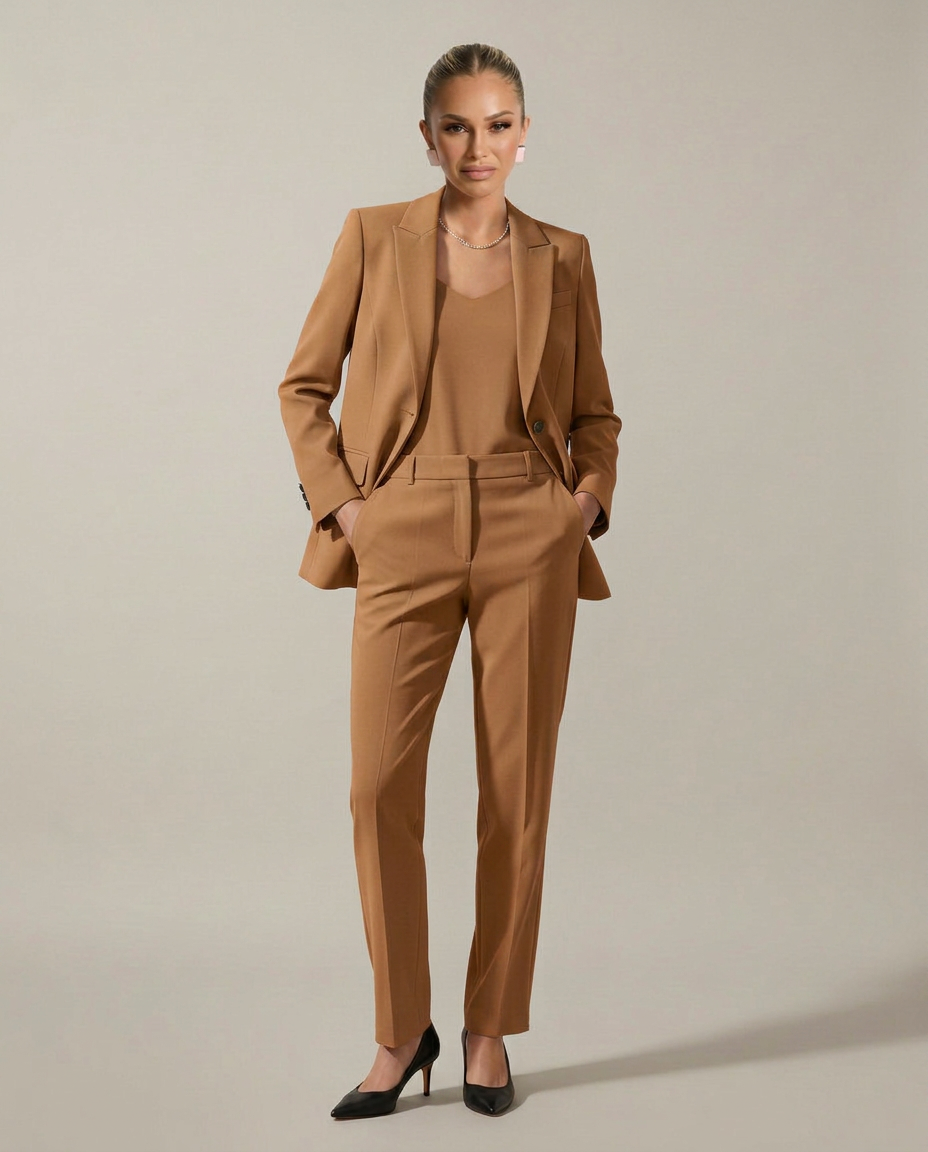 Luella | Blazer Set with Straight-Leg Pants