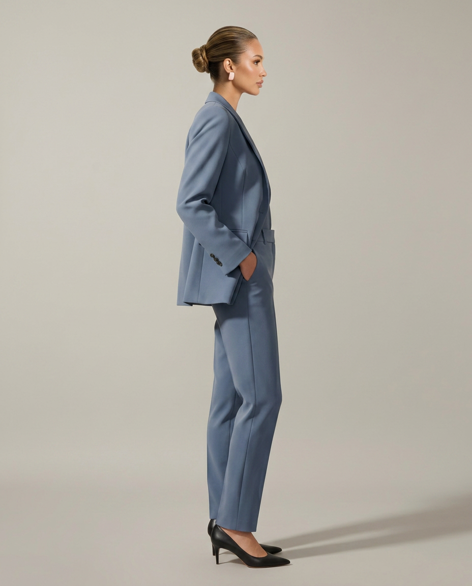 Luella | Blazer Set with Straight-Leg Pants