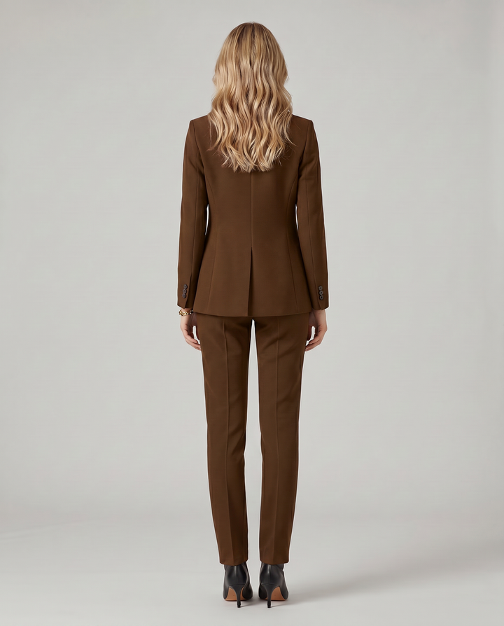 Geneva | Blazer Set with Straight-Leg Pants