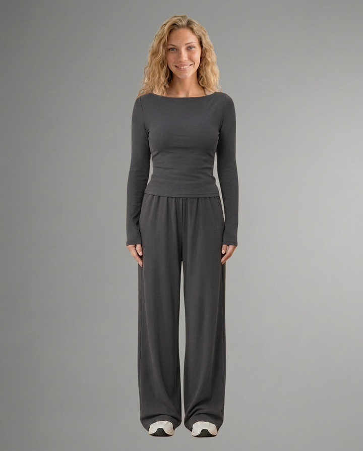 Shari | Top and Pants Set with Relaxed Fit