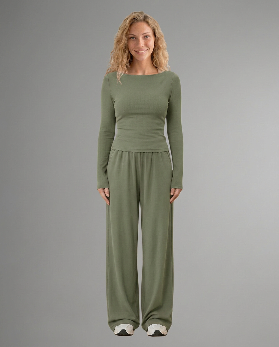 Shari | Top and Pants Set with Relaxed Fit