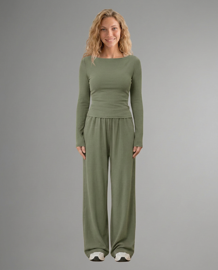 Shari | Top and Pants Set with Relaxed Fit