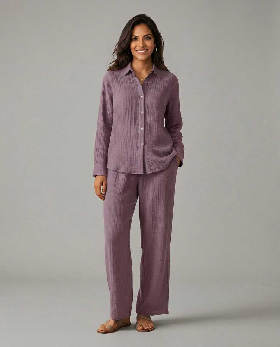 Susie | Two-Piece Set with Wide Pants