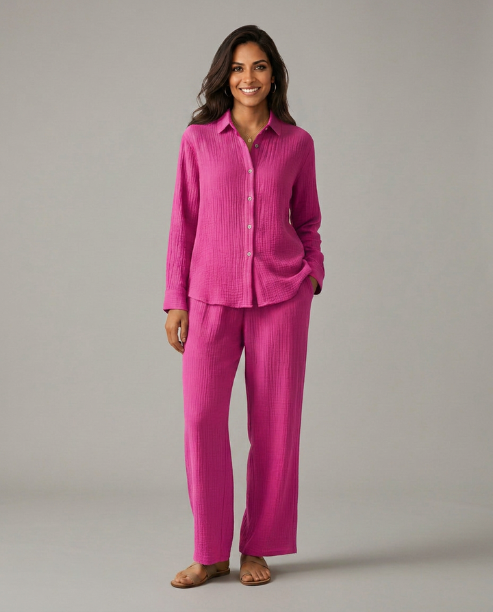 Susie | Two-Piece Set with Wide Pants