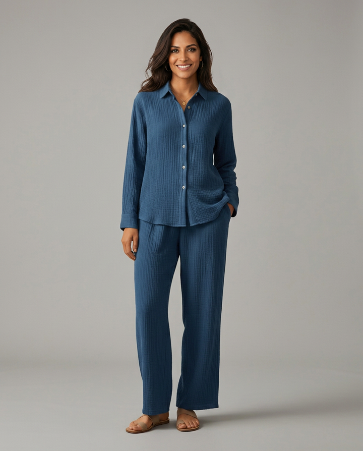 Susie | Two-Piece Set with Wide Pants