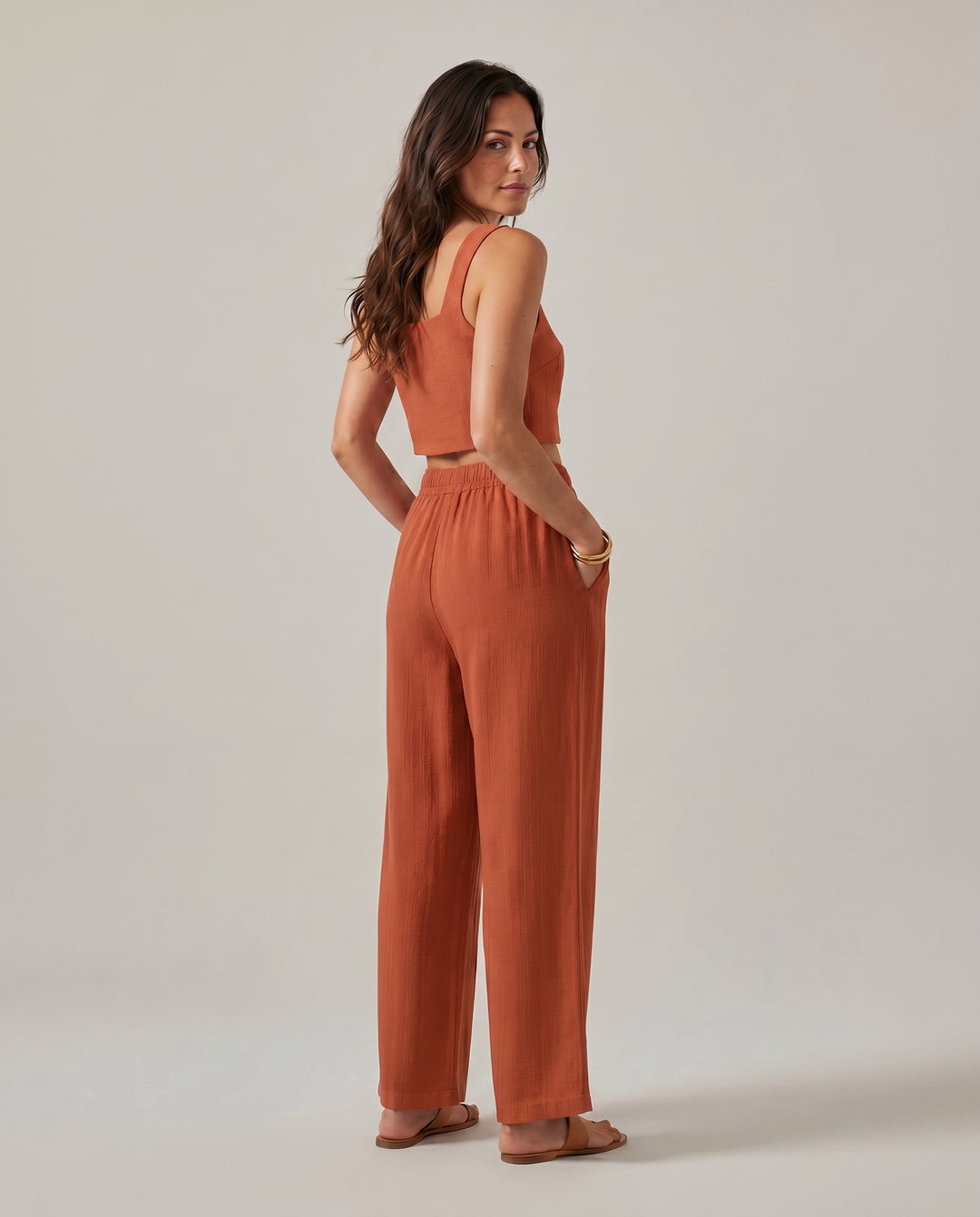 Marilyn | Two-Piece Set with Wide-Leg Pants