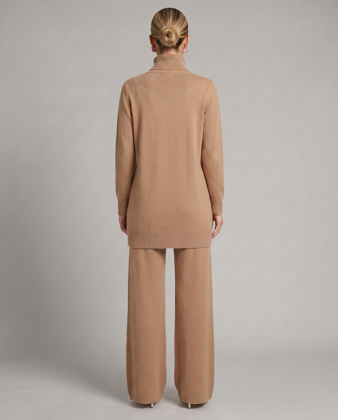 Harper | Knit Set with Wide-Leg Pants