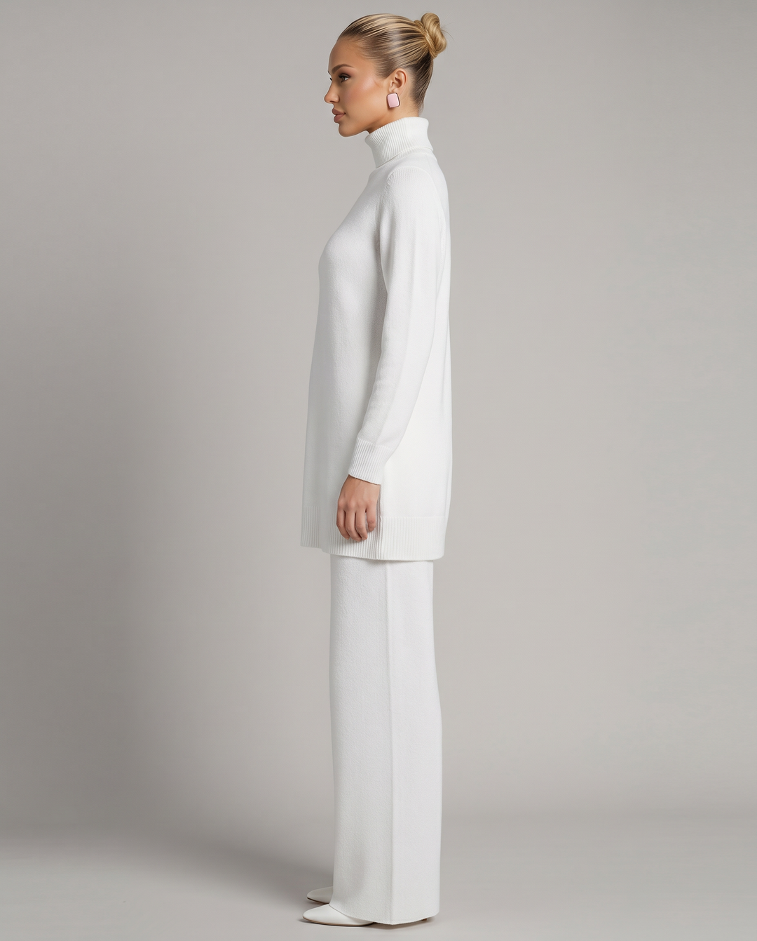 Harper | Knit Set with Wide-Leg Pants