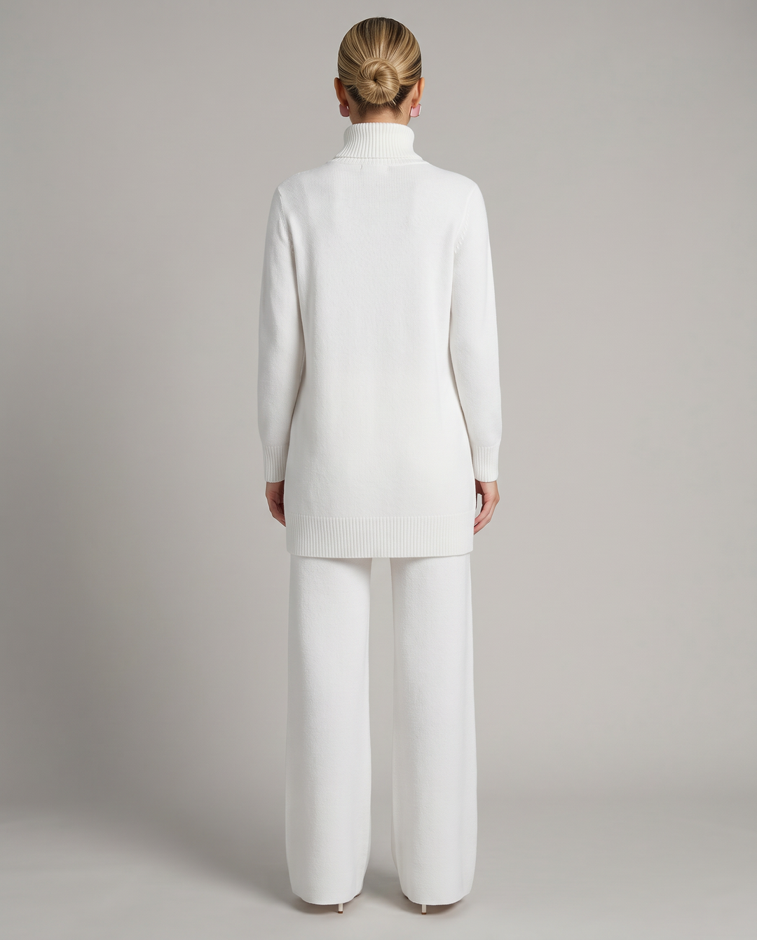 Harper | Knit Set with Wide-Leg Pants