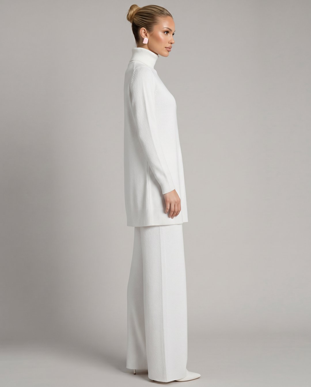 Harper | Knit Set with Wide-Leg Pants
