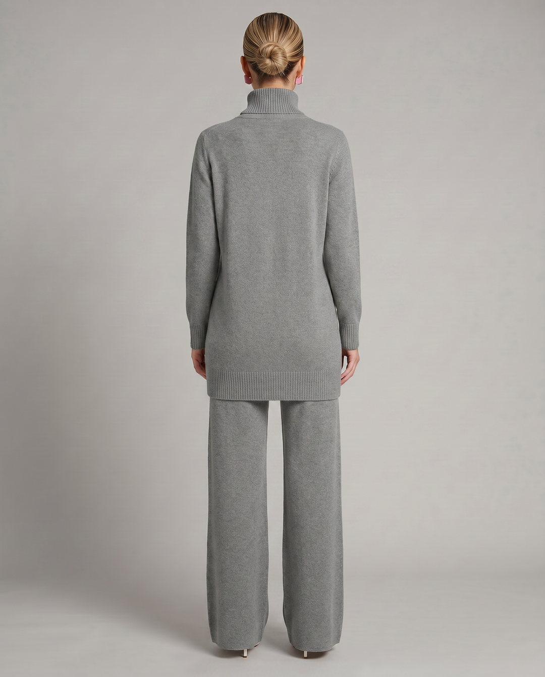 Harper | Knit Set with Wide-Leg Pants