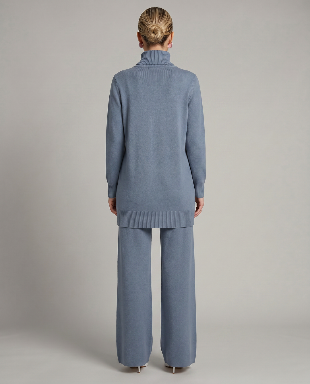 Harper | Knit Set with Wide-Leg Pants