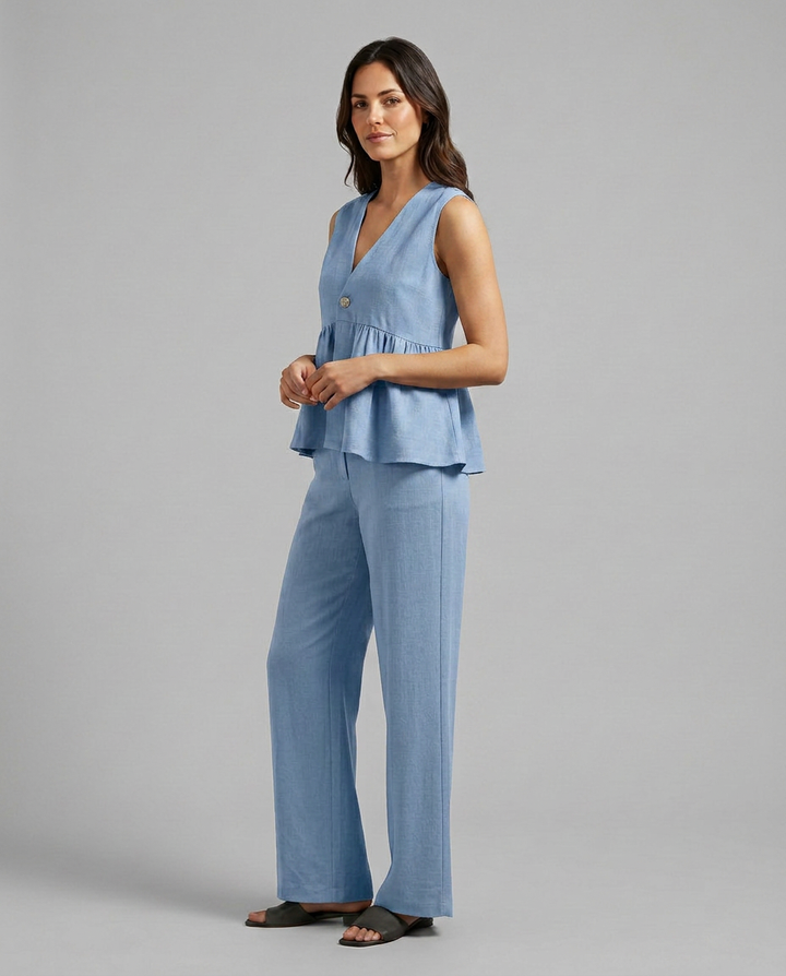Elaine | Two-Piece Set with Wide Pants