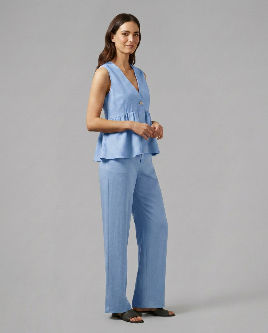 Elaine | Two-Piece Set with Wide Pants