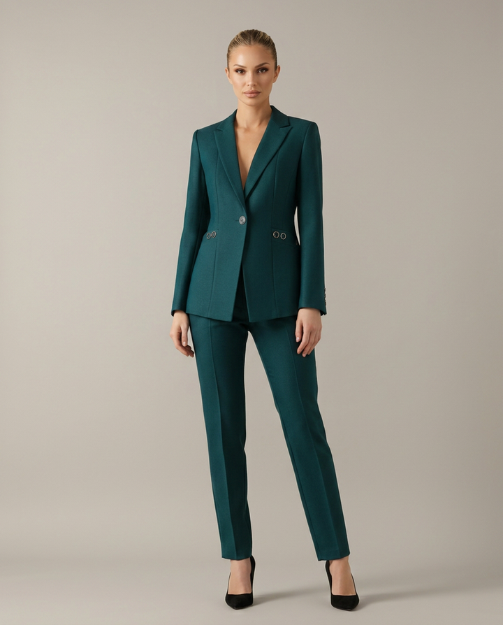 Sabrina | Blazer Set with Straight Pants