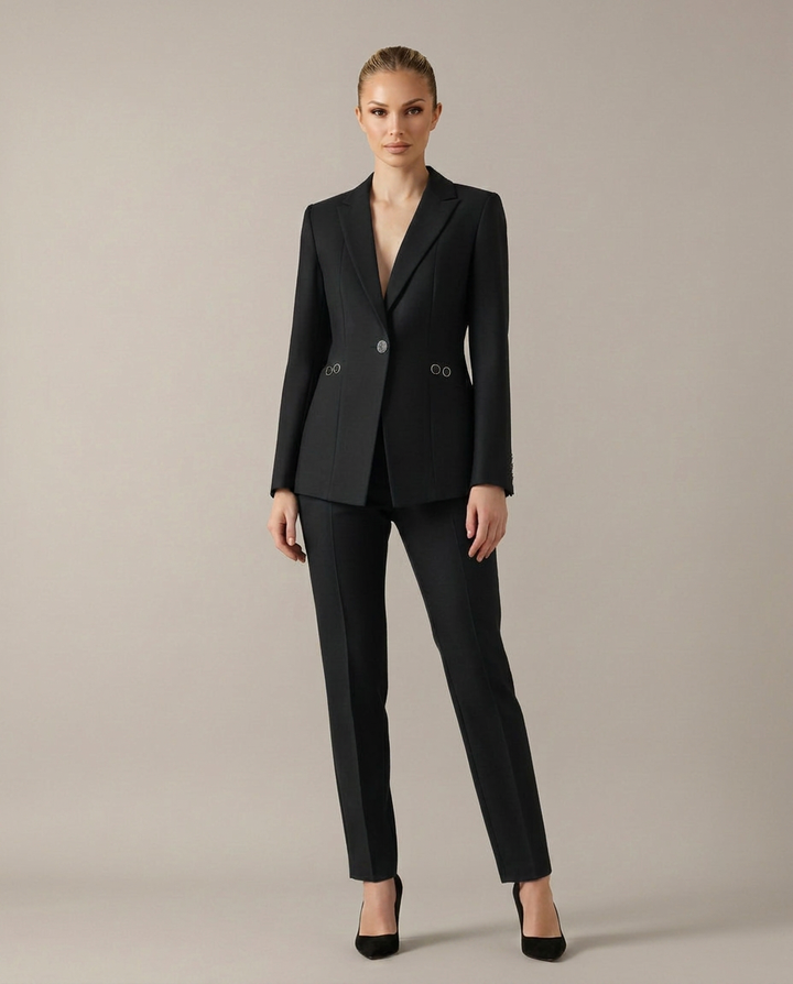 Sabrina | Blazer Set with Straight Pants