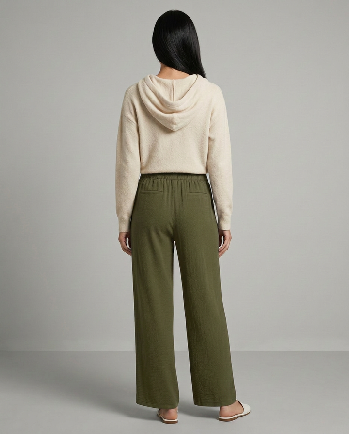 Candice | Wide-Leg Pants with Drawstring Waist