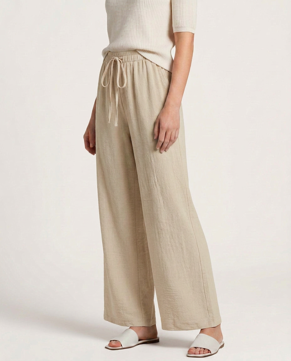 Candice | Wide-Leg Pants with Drawstring Waist