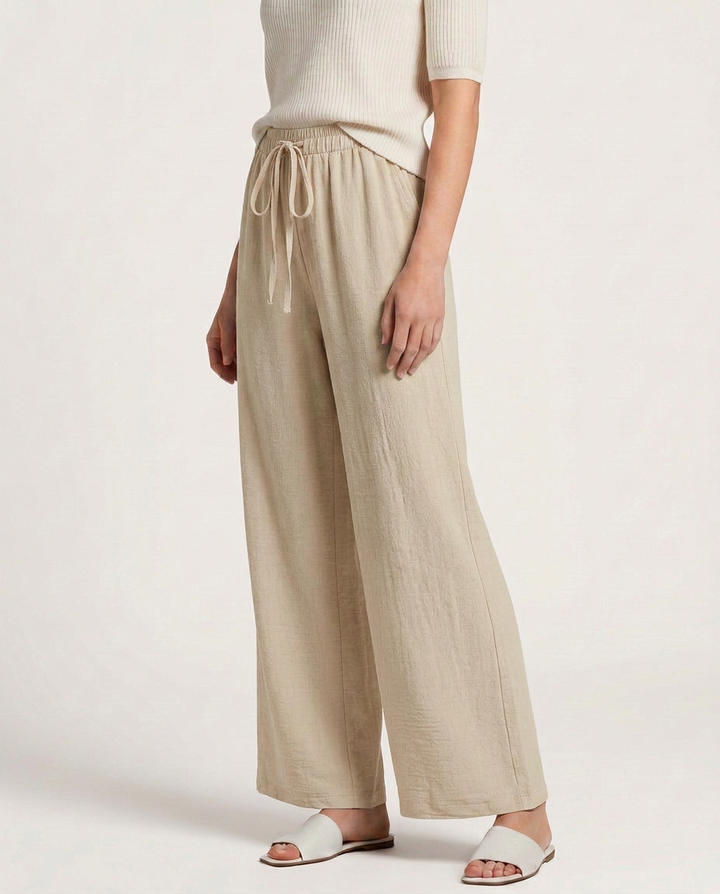 Candice | Wide-Leg Pants with Drawstring Waist
