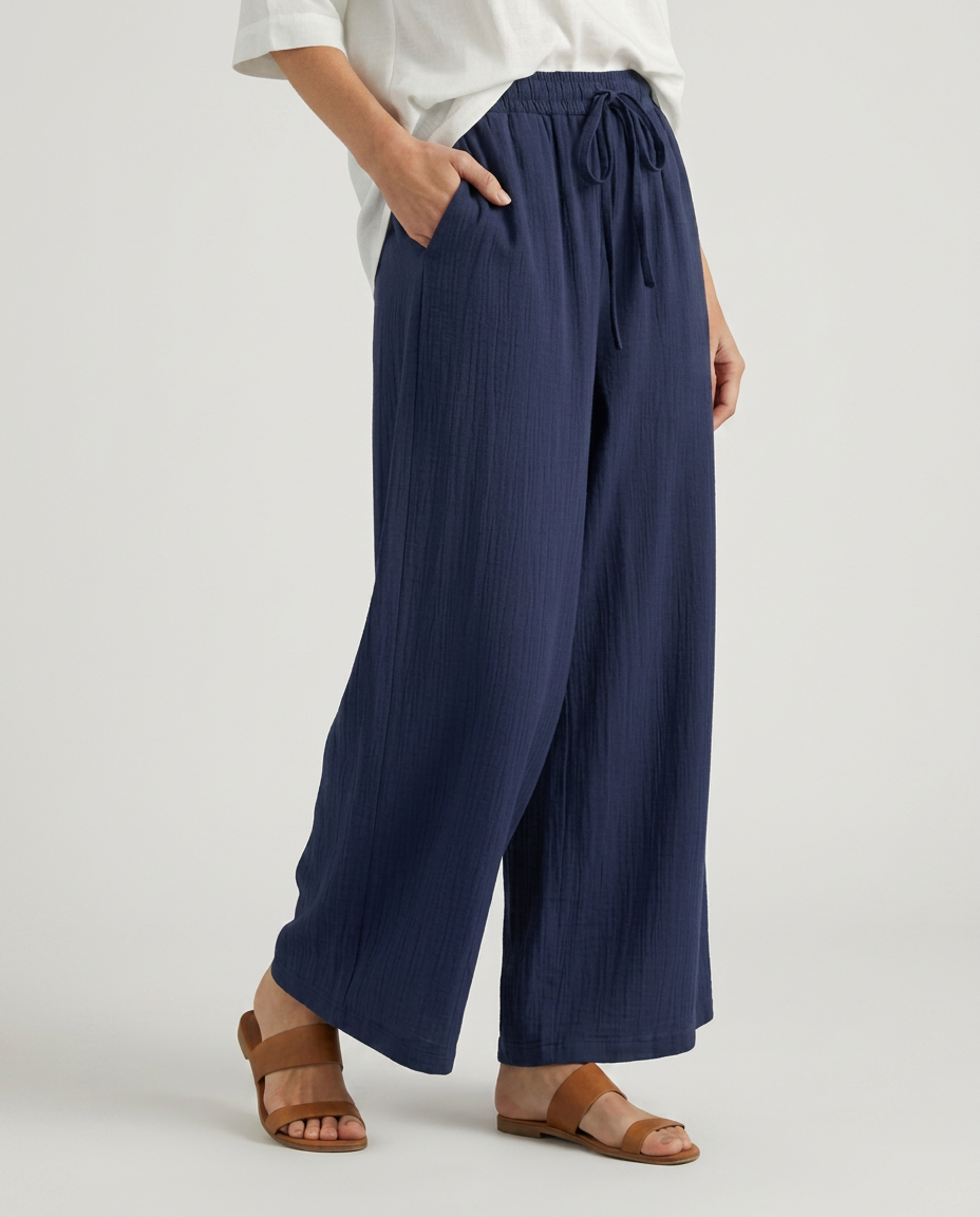 Gloria | Wide-Leg Pants with Drawstring