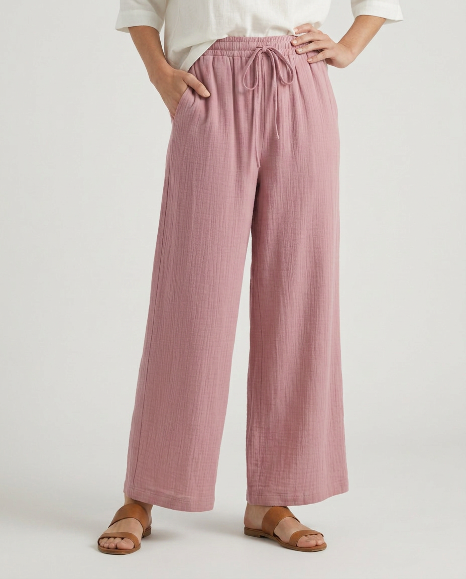 Gloria | Wide-Leg Pants with Drawstring